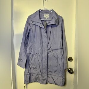NWT Cole Haan Signature Packable Rain Jacket Lavender Size M - Missing Hood